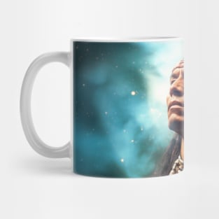 Native Indian Warrior Spirit Fantastic Cosmic Magical Mug